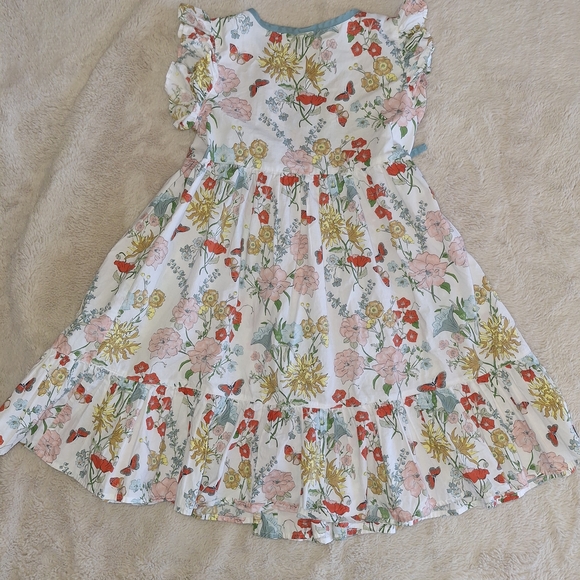 Tea Collection Floral Ruffle Dress - Multicolor - Picture 5 of 5